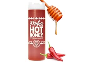 Mike's Hot Honey, America's #1 Brand of Hot Honey, Spicy Honey Infused with Chili Peppers, Gluten-Free, Paleo-Friendly, Sweet Heat, Perfect for Hot Sauce Lovers (24oz Chef’s Bottle, 1 Pack)