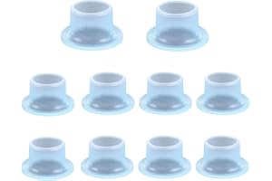 MXWZ Faucet Leak Proof Sealing Gasket, Faucet Sealing Gasket, Faucet Leak Proof Gasket, Leak-Proof Silicone Plug for Faucet Triangle Valve (Blue, 10pcs)