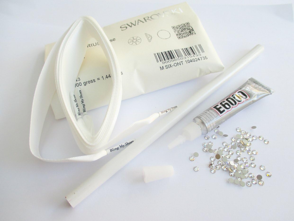 swarovski shoe laces