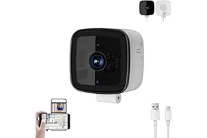 Smart 2K Window Security Camera, Indoor WiFi Home Camera with Color Night Vision, Motion Alerts and Two-Way Audio, 24/7 Recor