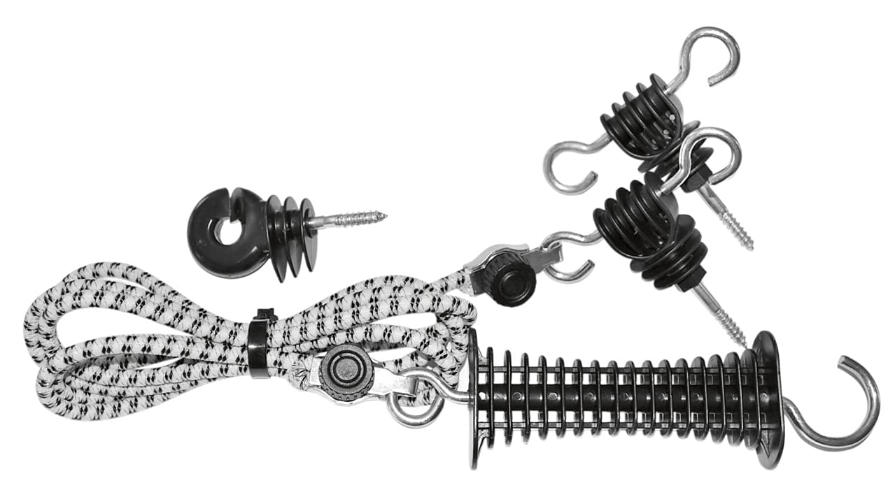 Rutland Essentials Electro Bungie Gate, Black