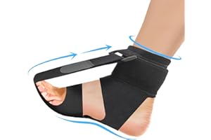CYBRYEH Plantar Fasciitis Night Splint Sock - Customizable Support for Plantar Fascia / Achilles Tendonitis / Heel Pain Relief for Women & Men | Soft Plantar Fascia Brace for Night Sleeping|One Size Fits Most
