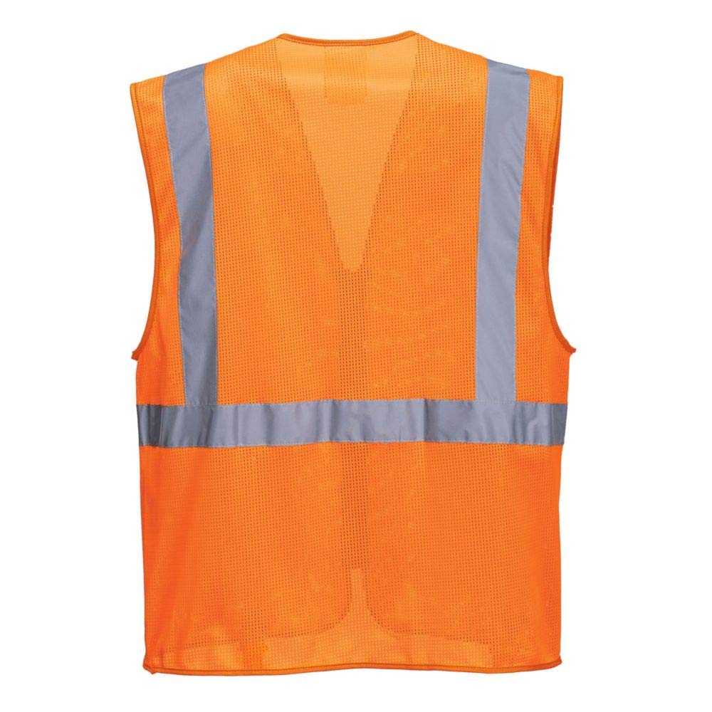 Portwest C376ORRS Athens Mesh Air Executive Vest, Small, Orange - Image 5