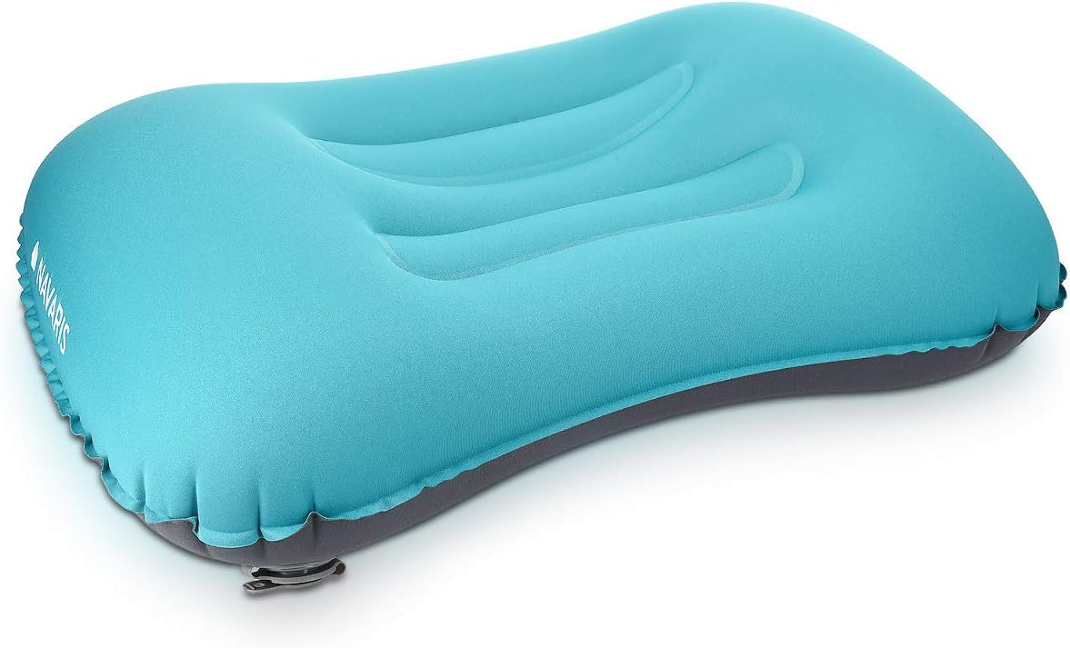 Oreiller De Camping Gonflable FLEXTAILGEAR - Housse Lavable - Soutien Ergonomique Cou - 250g