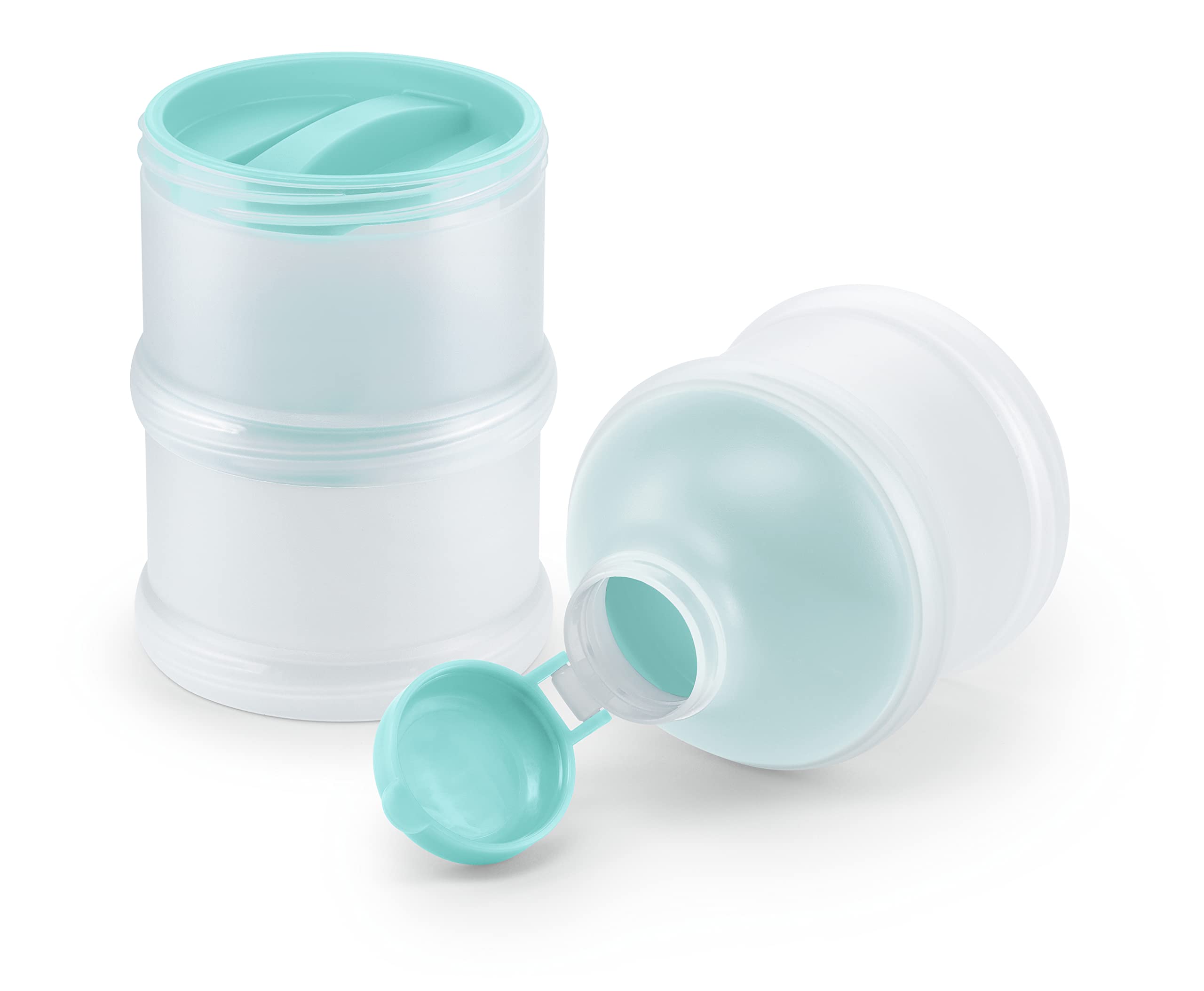 NUK 10256342 milk powder scoop, 3-pack, petrol