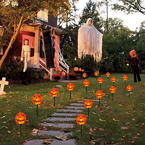 Vanthylit 4PK Halloween Pathway Light with 20LT Clear Bulbs Lights