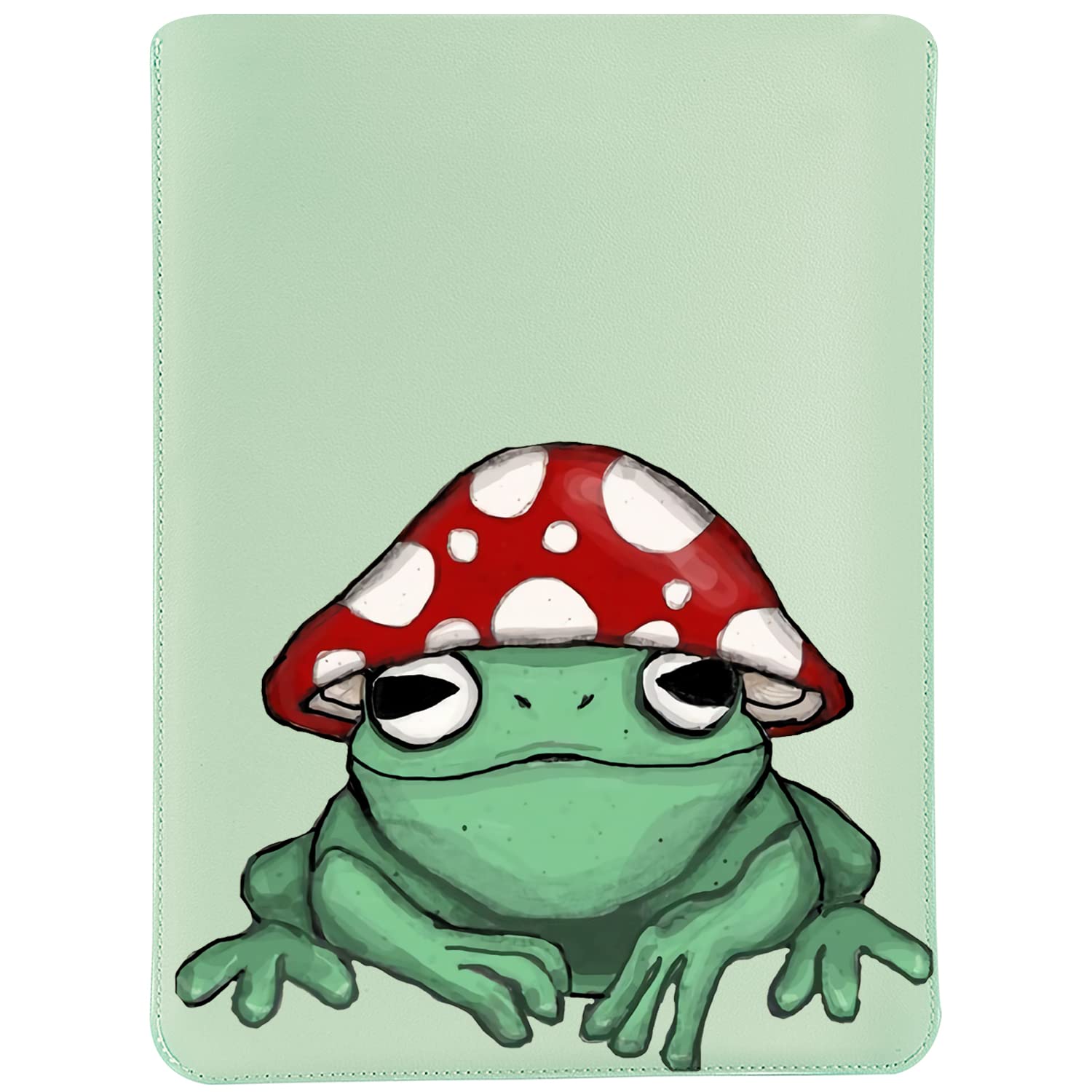 MAYCARI 15.6 Inch 16 Inch Cartoon Frog Laptop Sleeve Case Bag Compatible with MacBook Pro 16"(2019,2021), MacBook Pro 15"(2015), HUAWEI MateBook 16", Xiaomi Pro 15.6''
