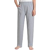 Weintee Women's Petite Elastic Waist Knit Pants