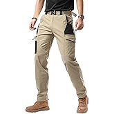 LEDUNTINO Hiking Pants for Men Tactical Pants Lightweight Work Cargo Pants Water-Resistant Quick-Drying Outdoor Apparel