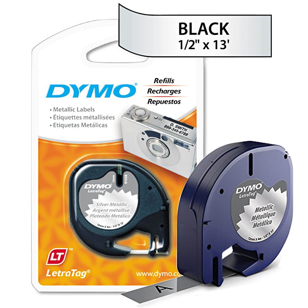 dymo metallic labels
