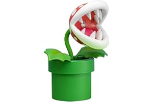 Nintendo Offical Licensed Super Mario Bros Piranha Plant LED Desk Light with Adjustable Head by Paladone, Collectible Gamer Gift Night Light