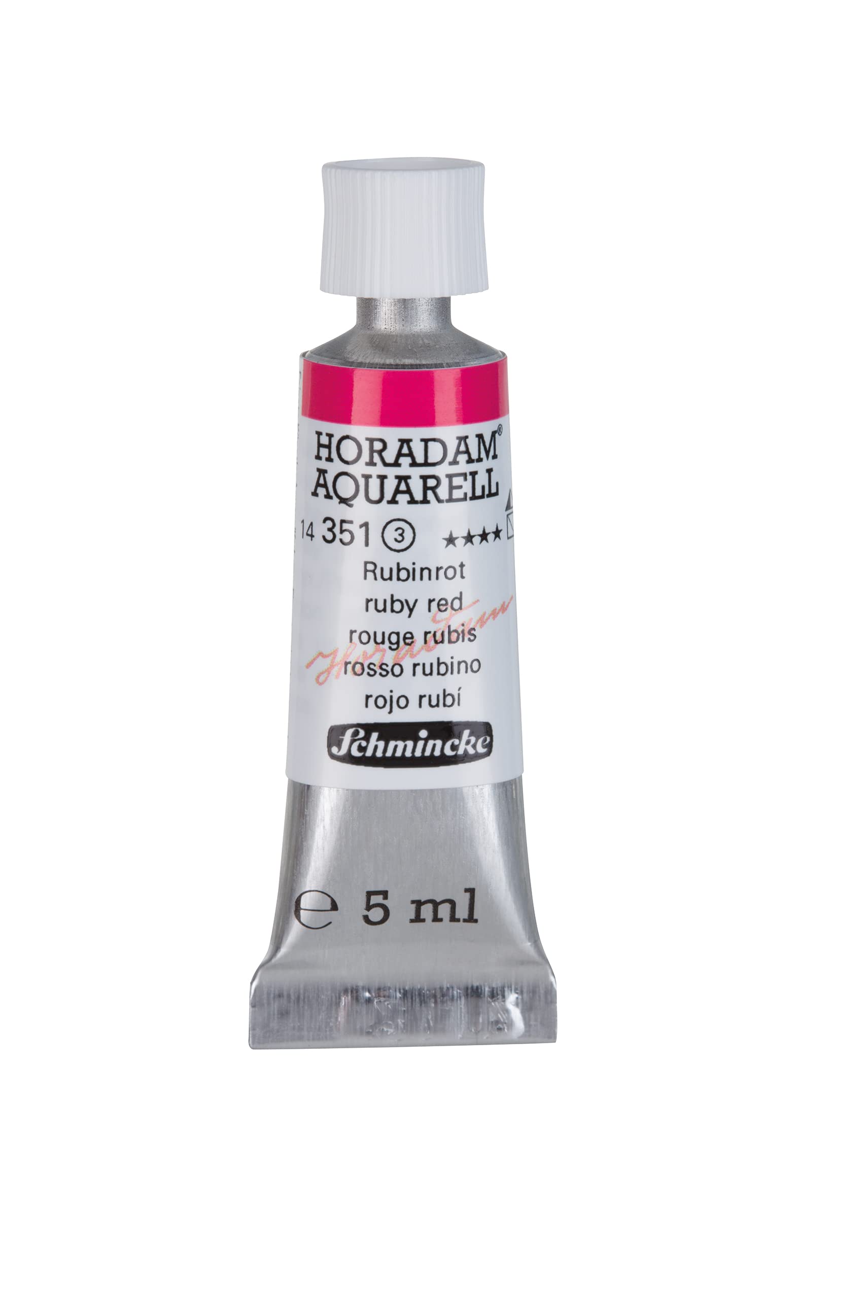 Schmincke - HORADAM® AQUARELL - finest artists' watercolours, ruby red - 5 ml — image 1