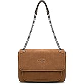 Wrangler Shoulder Bag for Women Retro Purses and Handbags Crossbody Bags with Chain Strap
