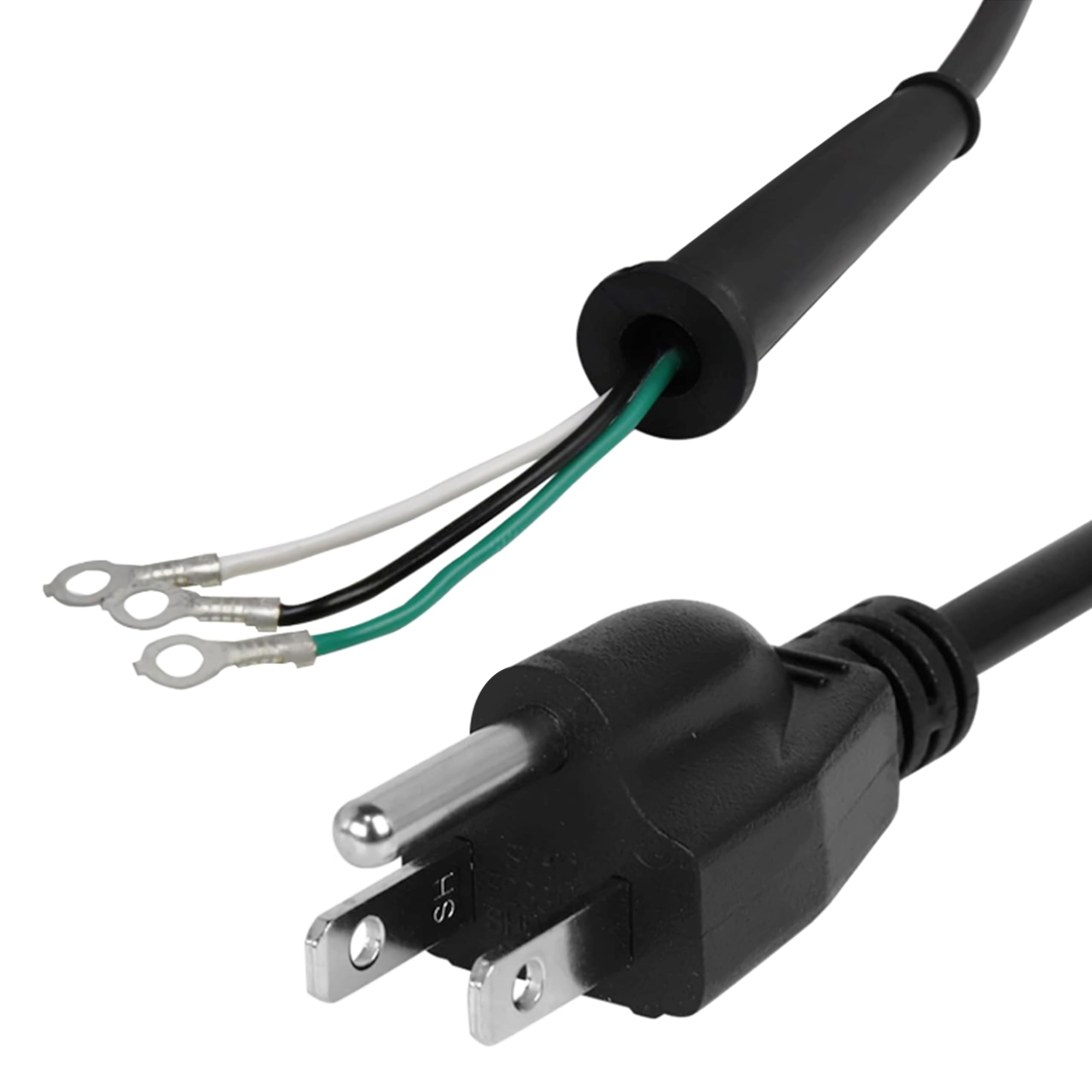 Photo 1 of 95104L Replacement Cord for SKILSAW - Compatible with SPT77WM, SPT77W, SPT78W, SPT70WM, SPT70V Circular Saw Power Cord - Heavy Gauge Power Cord for SKILSAW(Black 8.2 FT 3-Prong Power Cord)