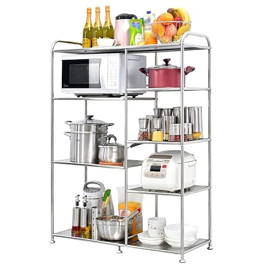 Estante De Cocina Estante vertical Estante de metal de cocina de ...