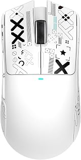 ATTACK SHARK X11 Gaming Mouse with Magnetic Dock 22000 DPI 3 Modes White view 8