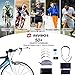 RIVBOS 805 Polarized Sports Sunglasses Glasses with 5 Set Interchangeable Lenses for Cycling