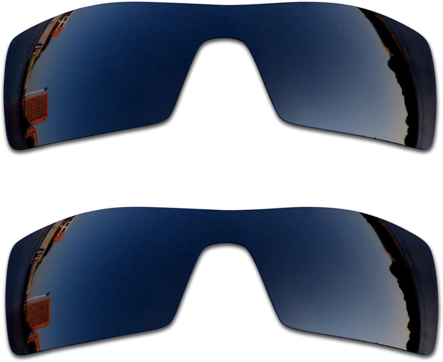 SOODASE For Oakley Oil Rig Sunglasses Black 2 Pairs Polarized