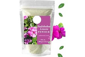 MA Sad.abah.ar Leaves Powder | 100 gm | Nithyakalyani | Catharanthus Roseus | Madagascar Periwinkle | Sadapushpa