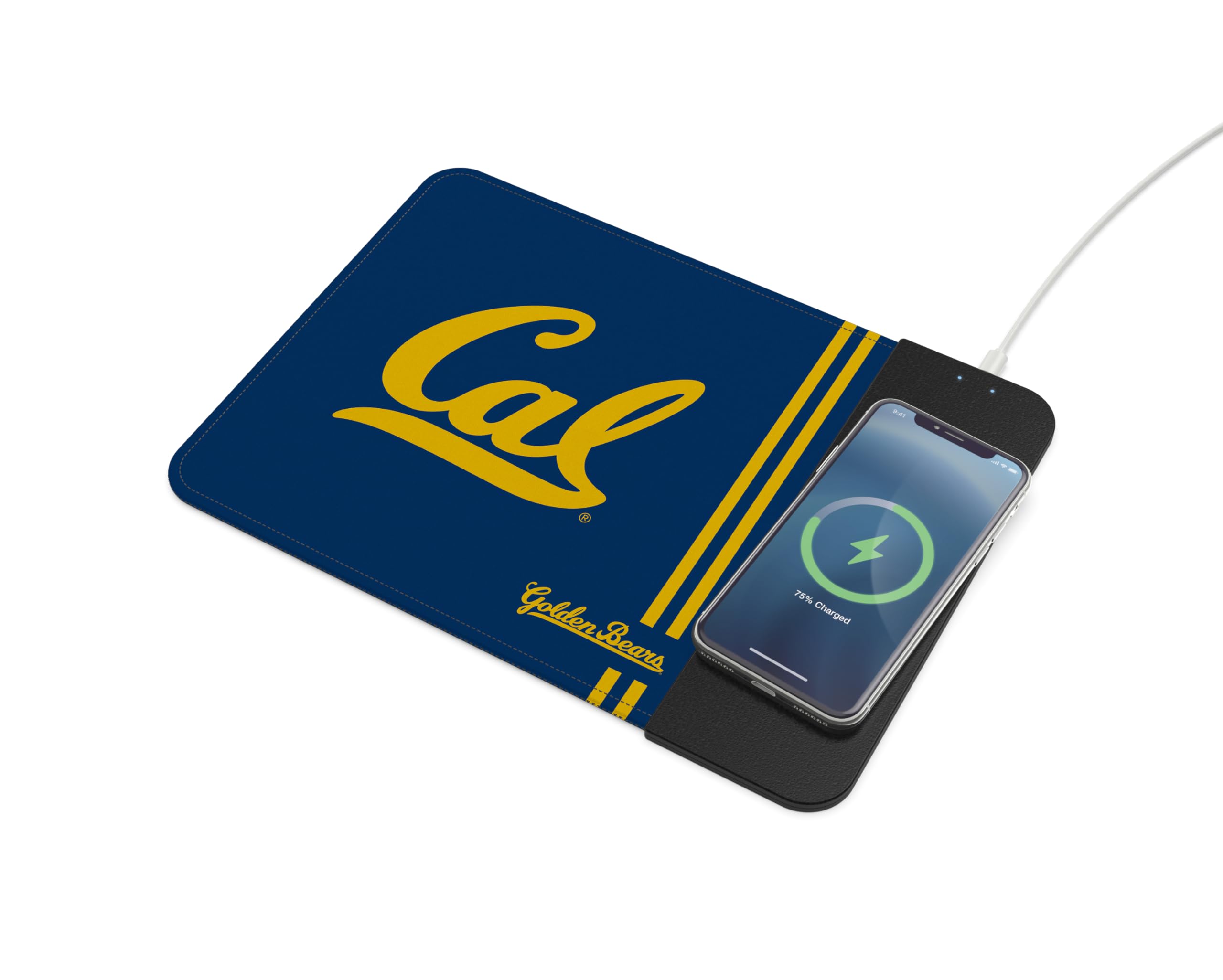 SOAR NCAA Wireless Charging Mouse Pad, Cal Golden