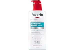 Eucerin Complete Repair Moisturizing Lotion with 5% Urea and Ceramides for Dry Skin, 500 mL