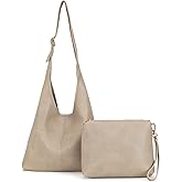 Montana West Hobo Bags Purse for Women Ultra Soft Foldable Shoulder Slouchy Handbags with Cosmetic bag | Purse, Ultra Soft, Foldable, with Cosmetic bag, Purse, Ultra Soft