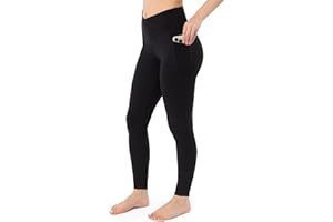 SATINA High Waisted Leggings for Women - Capri, Full Length, with Pockets, Ribbed, Tummy Control & Joggers