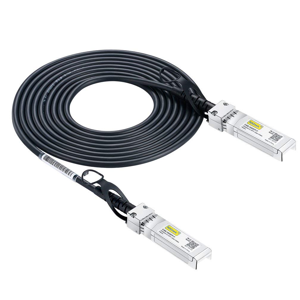 10Gtek 10Gb SFP+ DAC Twinax Cable, Passive, Compatible with HP ProCurve J9283B, HP Aruba J9283D, 3-Meter(9.8ft)