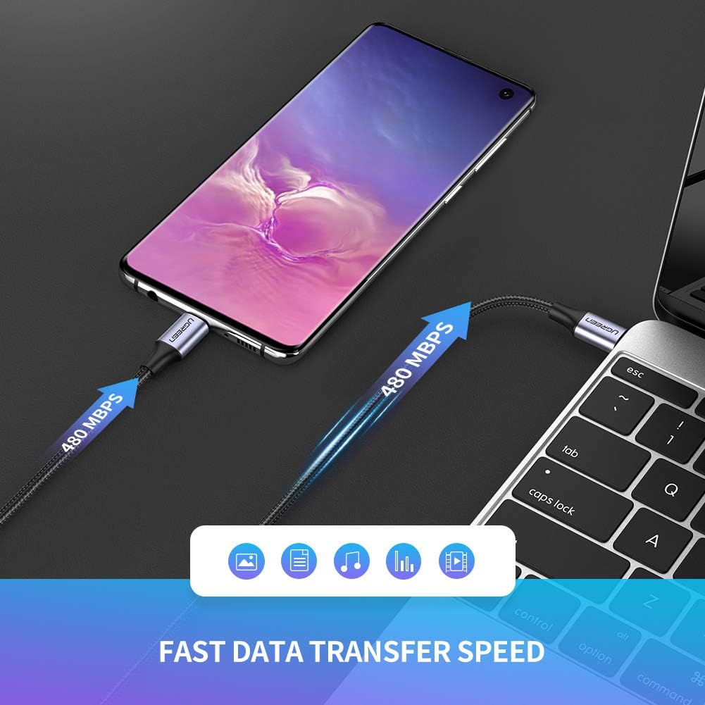 UGREEN USB C to USB-C Charger Cable 60W Type C to C Lead Fast Charging Compatible With iPhone Air/17/16 Pro Max - Image 4