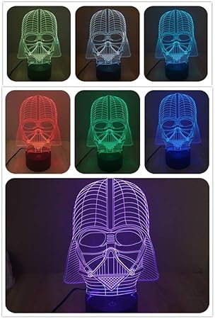 HT TOYS Star Wars 3D Night Action Figure Toy Lamp R2D2 BB8 Droid Millennium Falcon Death Star Scale Model Kit Bedroom Light Decoration