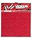 Vicious Griptape Coarse Grit Longboard/Skateboard Grip (4 Pack) Red, 10