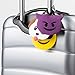 Travel Luggage Tags,10 pack Emoji Suitcase Travel ID Label Tags Holders For Luggage Travel Gears Gifts Identifier Tags