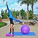 Live Infinitely Exercise Ball (55cm-95cm) Extra Thick Professional Grade Balance & Stability Ball- Anti Burst Tested Supports 2200lbs- Includes Hand Pump & Workout Guide Access
