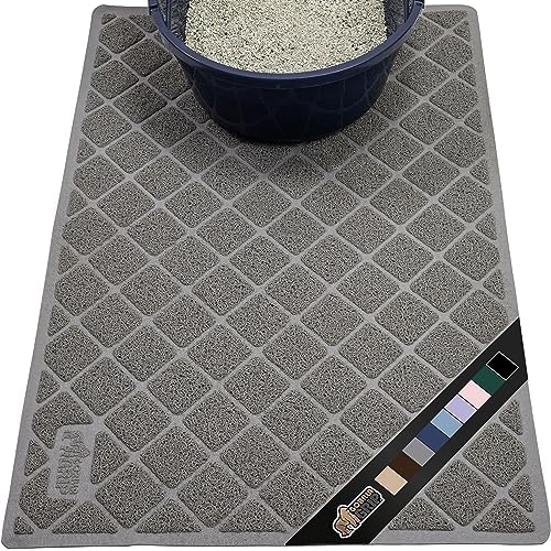 The Original Gorilla Grip 100 Waterproof Cat Litter Box Trapping Mat