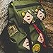Asilda Store Traveler Patch | Iron on or Sew On Embroidered Patch Badge | Travel + Nature + Outdoors + Adventure | Vintage Vibe | Great on Backpacks and Clothing
