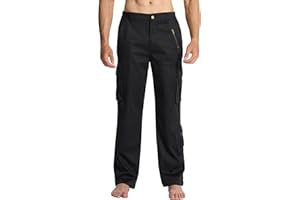 Susclude Camo Pants for Men Stretch Tactical Cargo Pants Elastic Rip Stop Military Army Work Pants with 7 Pockets