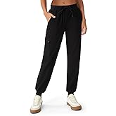 floralhue Scrubs for Women, Stretchy Yoga Pants with 5 Pockets, Cargo Jogger Scrub Pants for Women