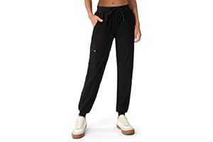 floralhue Scrubs for Women, Stretchy Yoga Pants with 5 Pockets, Cargo Jogger Scrub Pants for Women