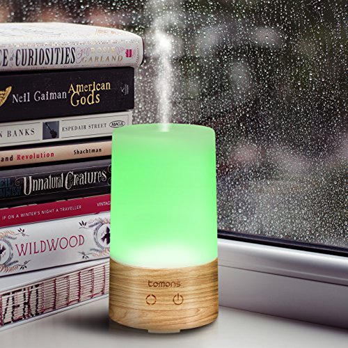 tomons Essential Oil Diffuser in Glass and Natural Wood Components Other AD2002-W - Thumbnail 5