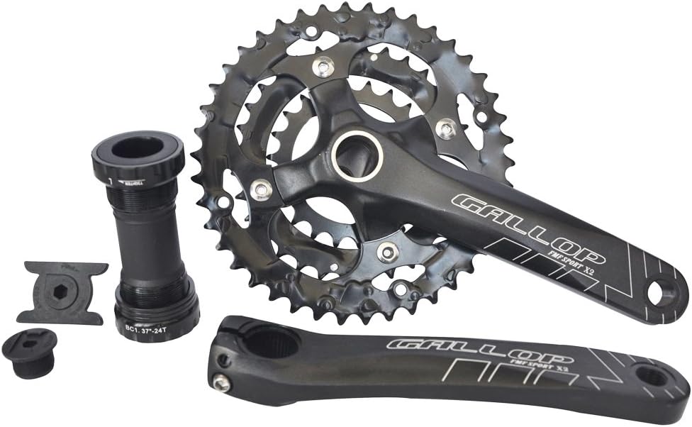 UPANBIKE Bike Crankset with Bottom Bracket for Road Bike Mountain