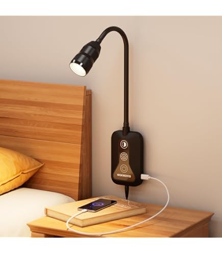 Wall Sconces Set Of VST Books Lights For Headboard, Bedside Wall