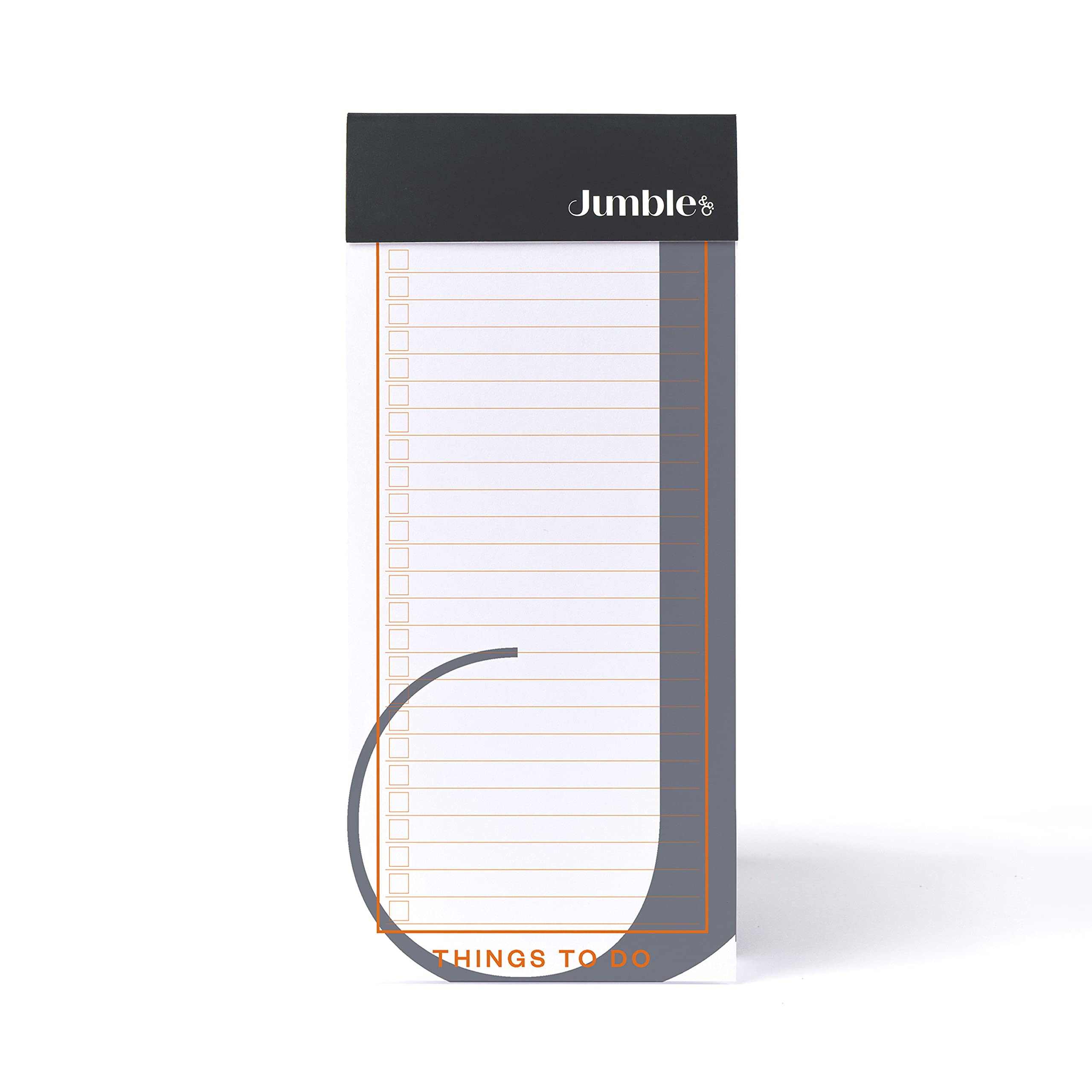 Jumble and Co Dippy to-Do List Notepad Black JDPDMP-05A