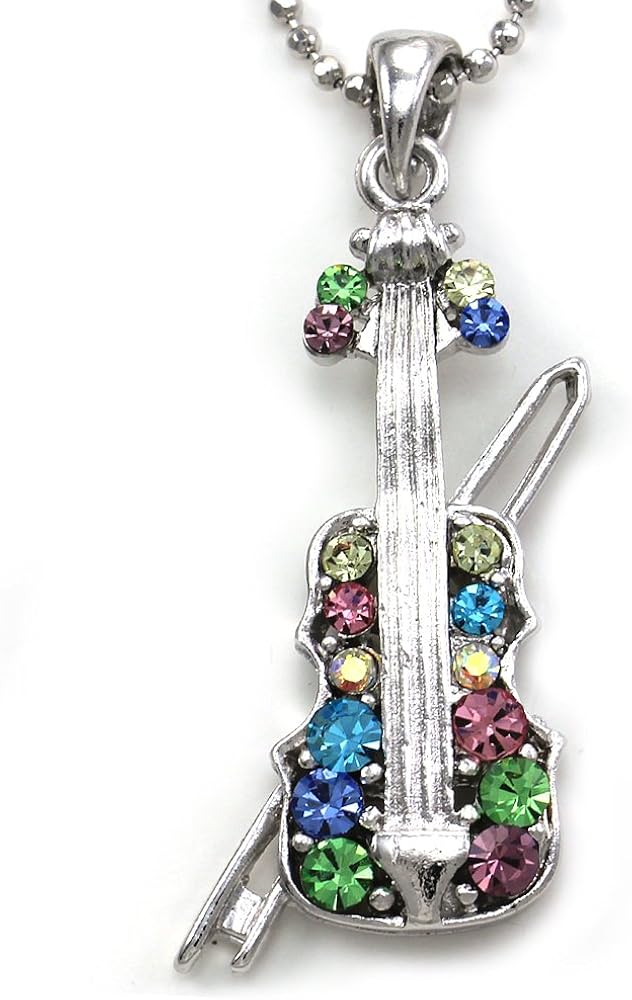 Soulbreezecollection Violin Viola Cello Fiddle Musical Music Charm Pendant Necklace
