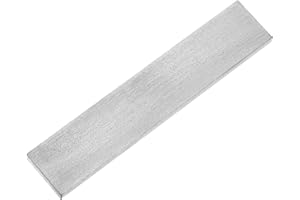 uxcell Stainless Steel Flat Bar, 3/16" Thickness 25/32" Width 4" Length Flat Plate Rectangular Metal Bar Trim Strips Sheet fo