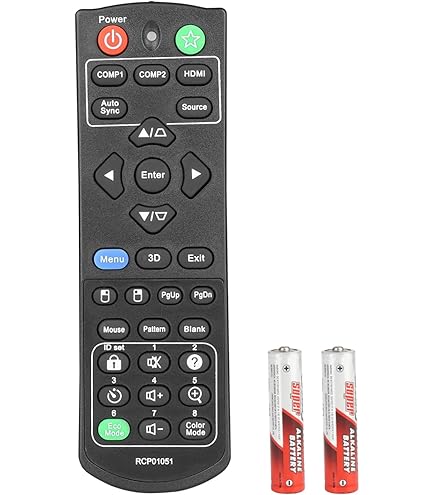 Télécommande De Rechange Pour Projecteur ViewSonic - Compatible M1, M2, X1000-4K, Etc. - Installation Facile Sans Appairage