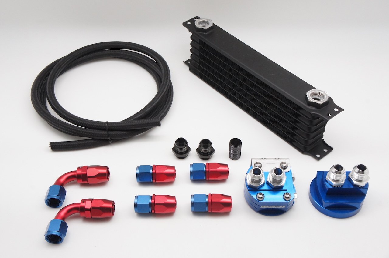 Autobahn88 Universal Oil Cooler Kit Includes 10 Rows Oil