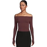 commando Women's Ballet Off-Shoulder Bodysuit with Thumbholes