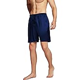 SIHA Men's Satin Pajama Boxer Shorts with Elastic Waistband, Pants S-4XL