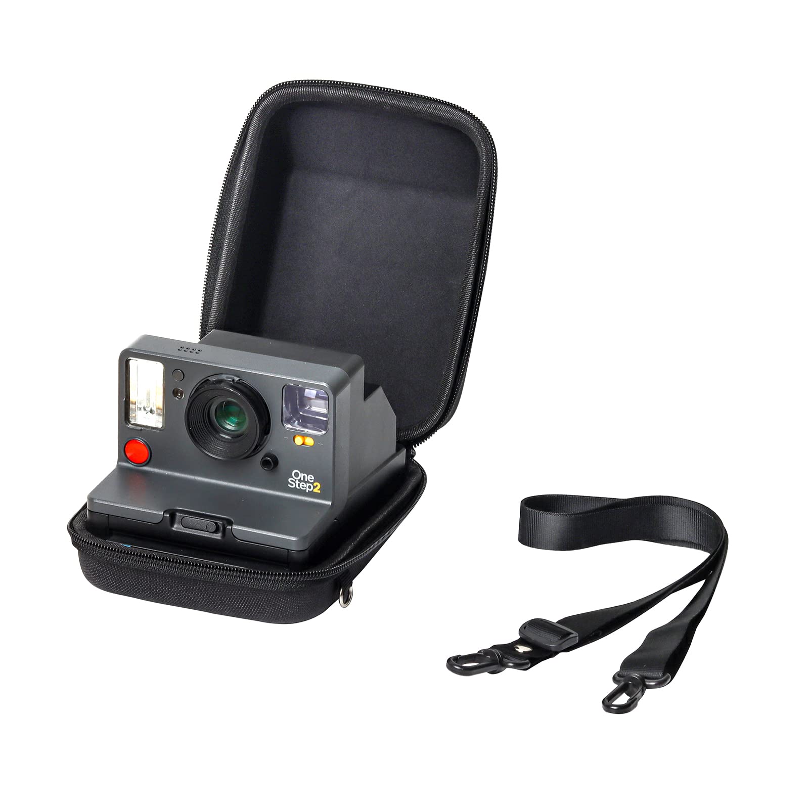 HIYQIN Now I-Type Case, Protective Case for Now+/ Now I-Type/OneStep+/ Onestep 2 VF Instant Film Camera Hard Shell Carrying Case with a Adjustable Shoulder Strap