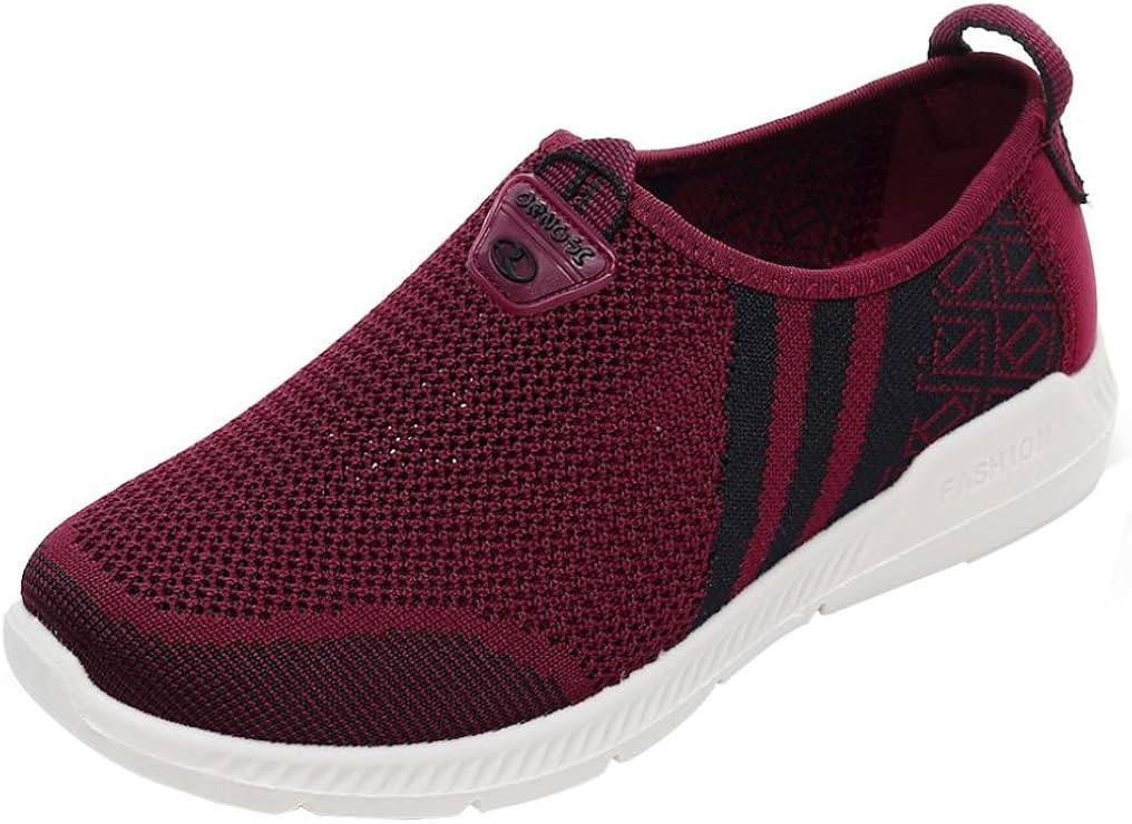 wide width womens slip on sneakers